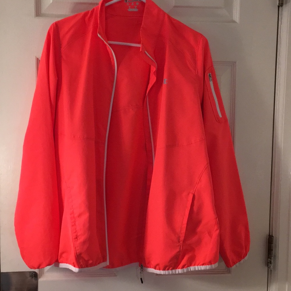 Bright pink light champion wind breaker